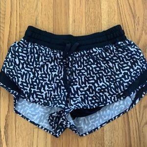 LULULEMON running shorts - size 6. Barely worn!